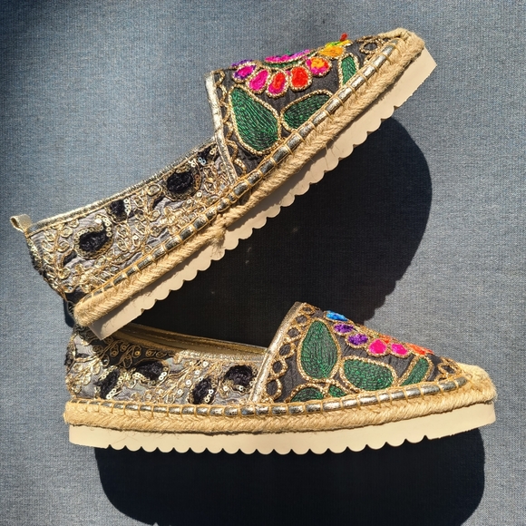 Patrizia By Spring Step Maylis Slip-On Embellished Espadrille Sz 7 (38 EU) - Picture 10 of 10